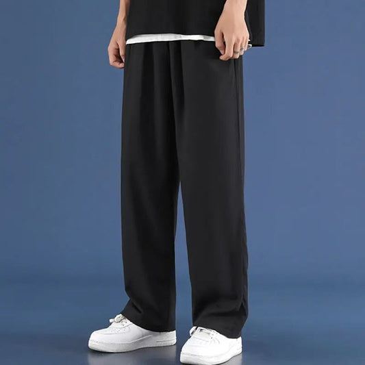 Herrenhose mit weitem Schnitt - schwarz