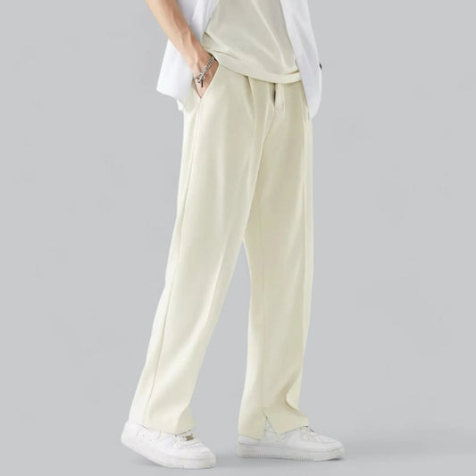 Herren Thermohose mit weitem Schnitt - weiß