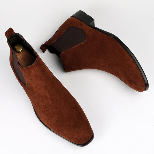Herren Chelsea Boots als Winterstiefel - braun