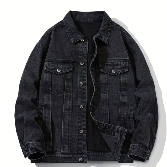Winterjacke Herren im Trucker-Stil mit Knöpfen