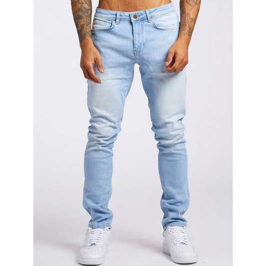 Herren Jeans in modernem Schnitt - hellblau