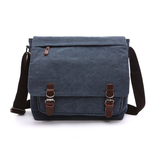 Umhängetasche Herren mit verstellbarem Riemen - blau