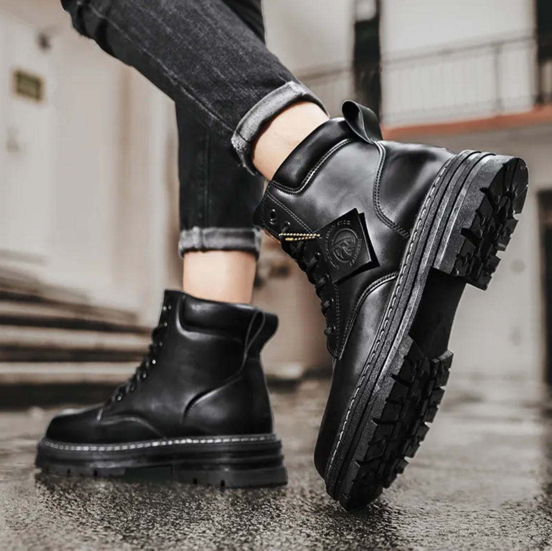 Herren Winterschuhe Schnürboots im Alltagsdesign