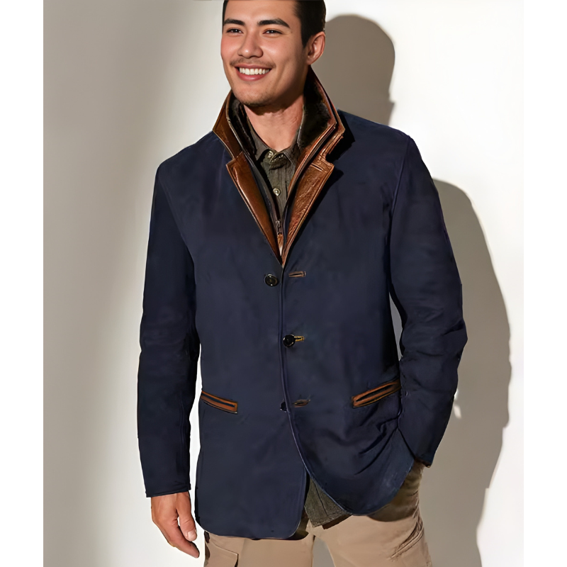 Herren Winterjacke im klassischen Blazer-Stil