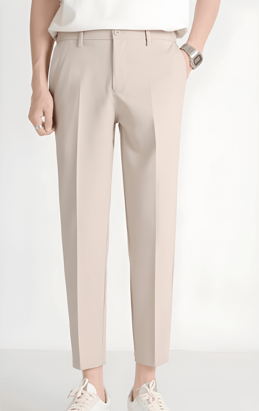 Herren Hose mit Straight Passform - beige