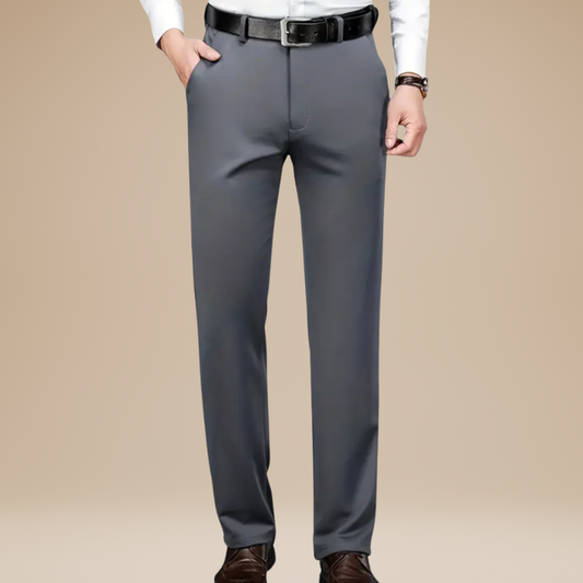 Stoffhose Herren mit klassischem Design - grau