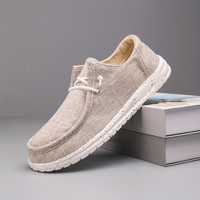 Herren Loafers aus Canvas im Slip-on-Stil
