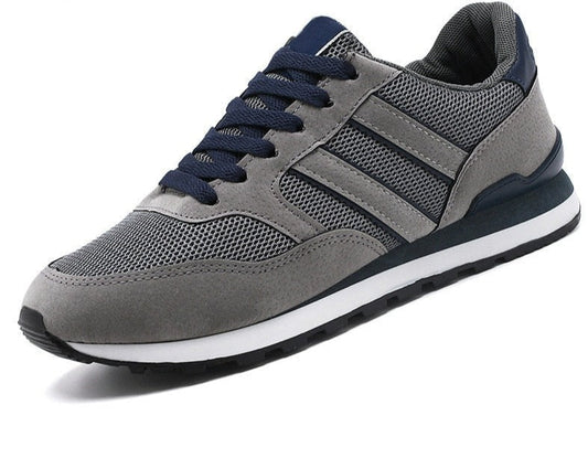 Herren Sneakers für Laufsport mit Schnürung - grau