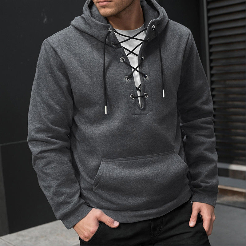Herren Sweatshirt im Winter-Freizeitlook - grau