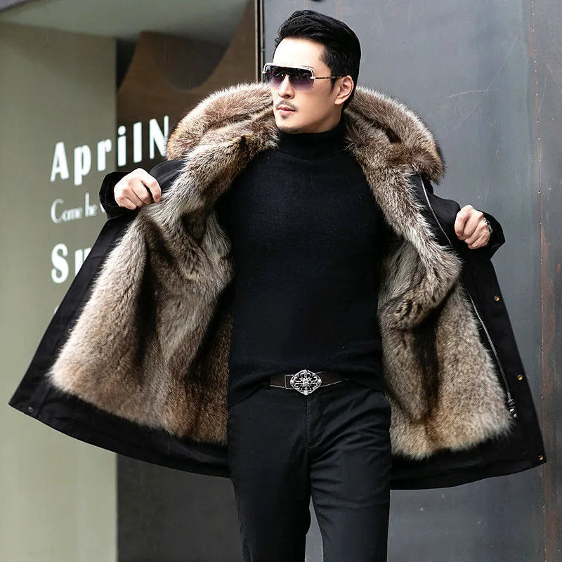Parka Herren gepolstert im Outdoor-Stil - aschbraun