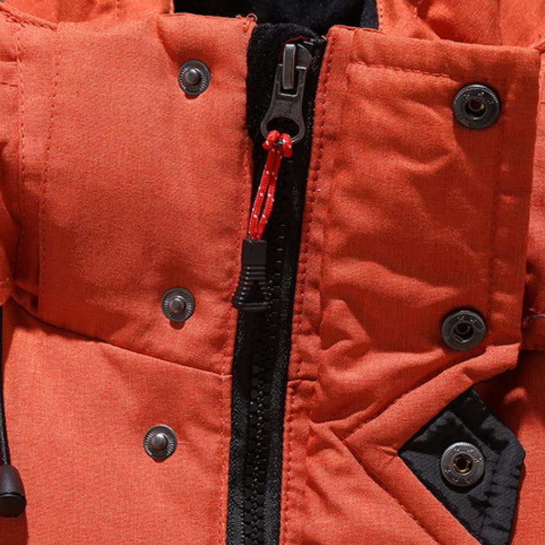 Herren Winterjacke mit wattierter Steppung