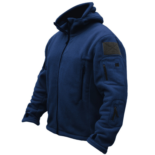 Herren Winterjacke für den Alltag - marineblau
