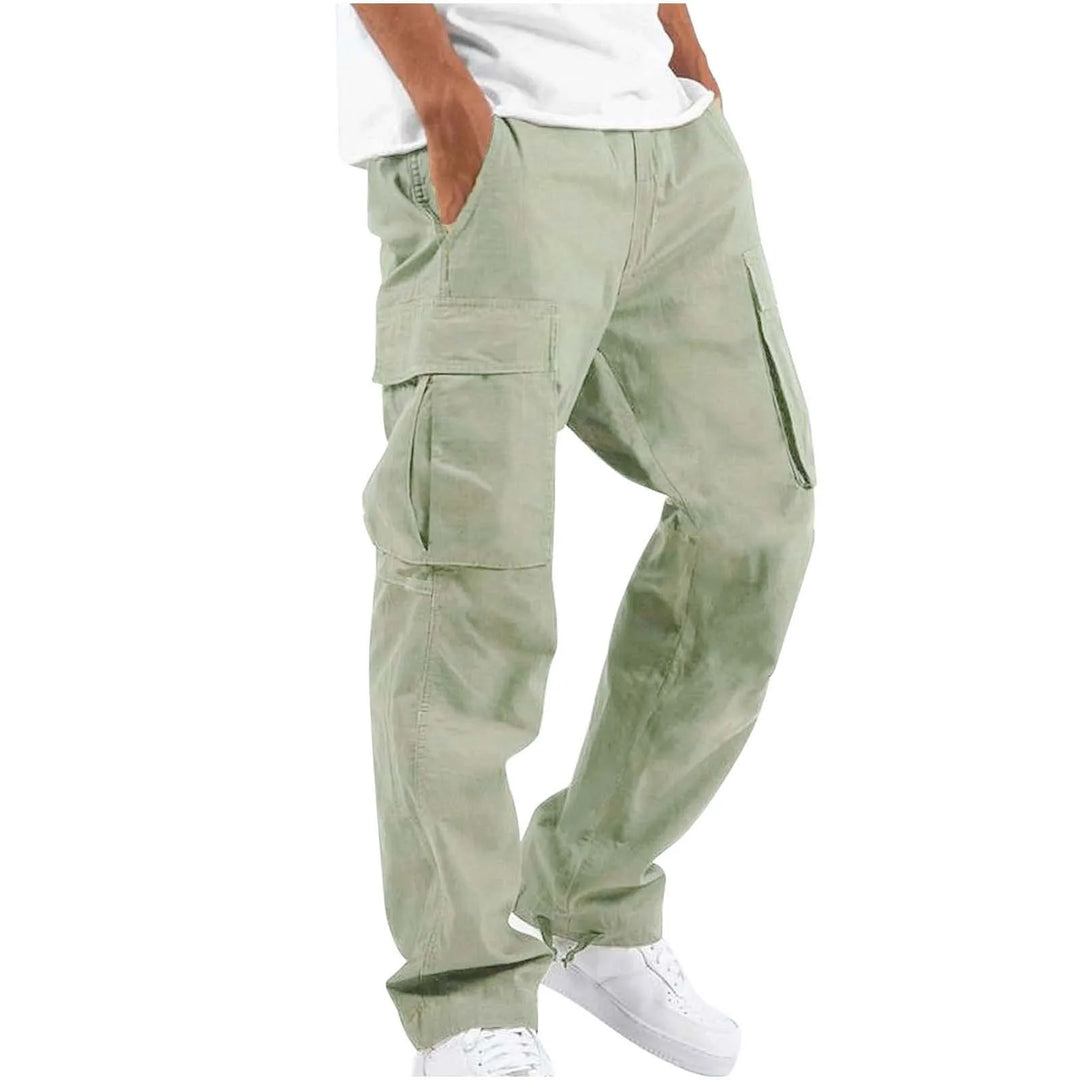Cargohose Herren im Outdoor Look - hell-grün