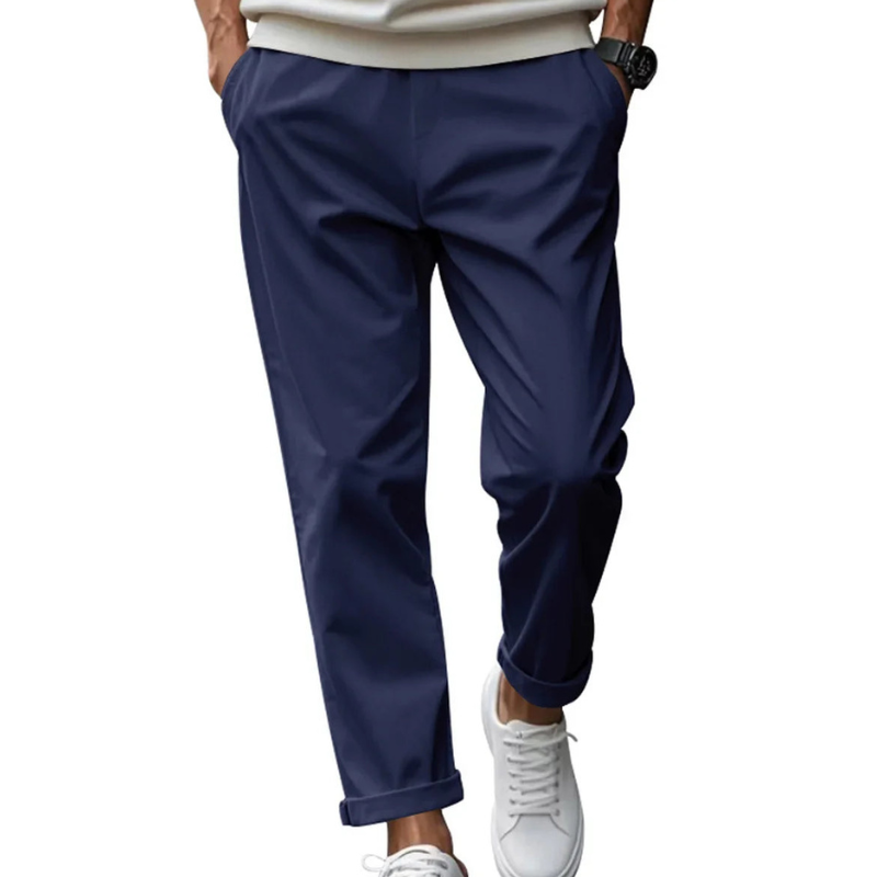 Herren Hose mit Comfort-Fit Passform - marine-blau