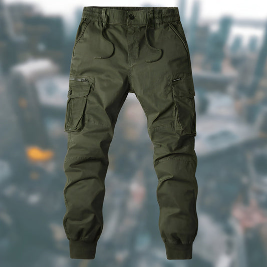 Cargohose Herren mit Seitentaschen - armee grün