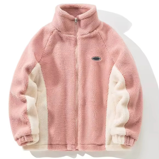 Winterjacke Herren im Streetwear Stil - rosa