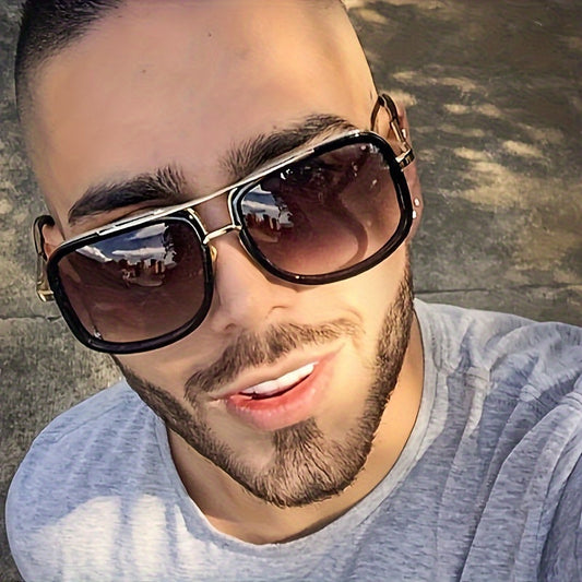 Herren Sonnenbrille mit doppeltem Steg