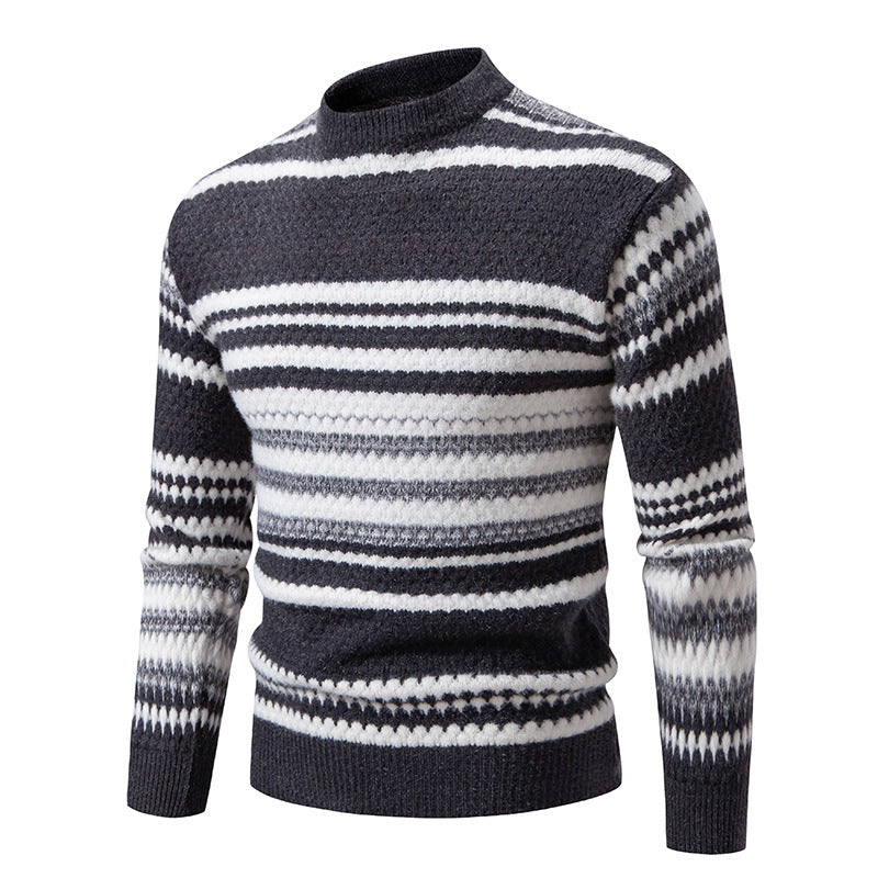 Pullover Herren mit Rundhalsausschnitt - grau