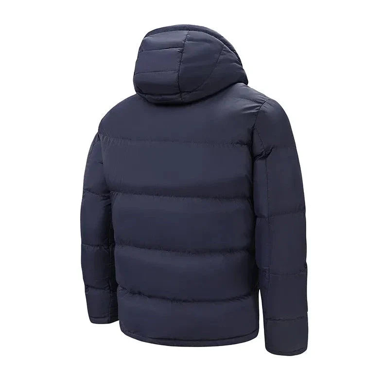 Herren gesteppte Baumwolljacke - Moderner Winterstil