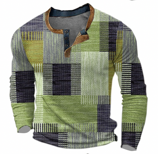 Herren Pullover Strickpullover - Klassischer Comfort - Grün