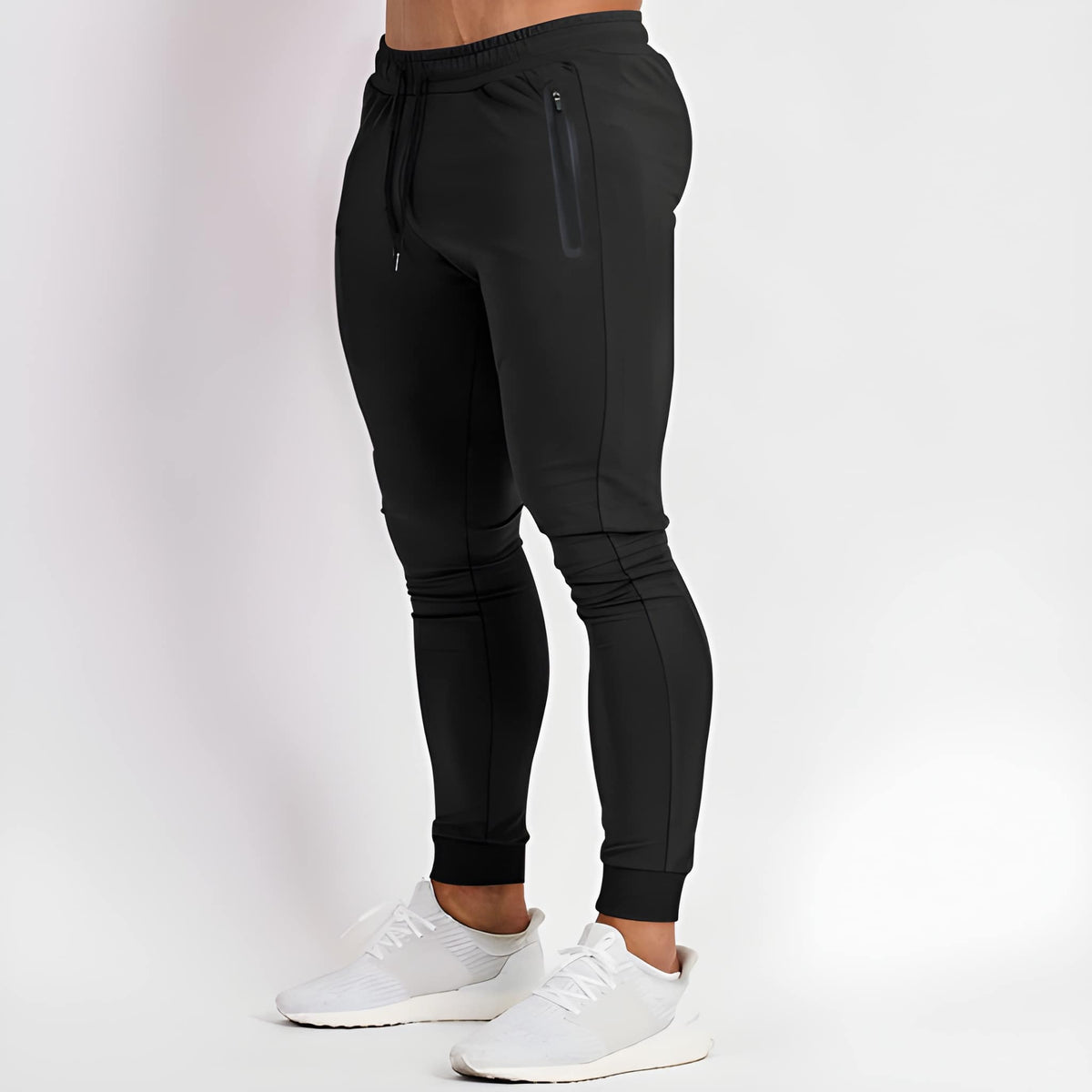 Herren Sportbroek - Schnelltrocknend & leicht - Schwarz