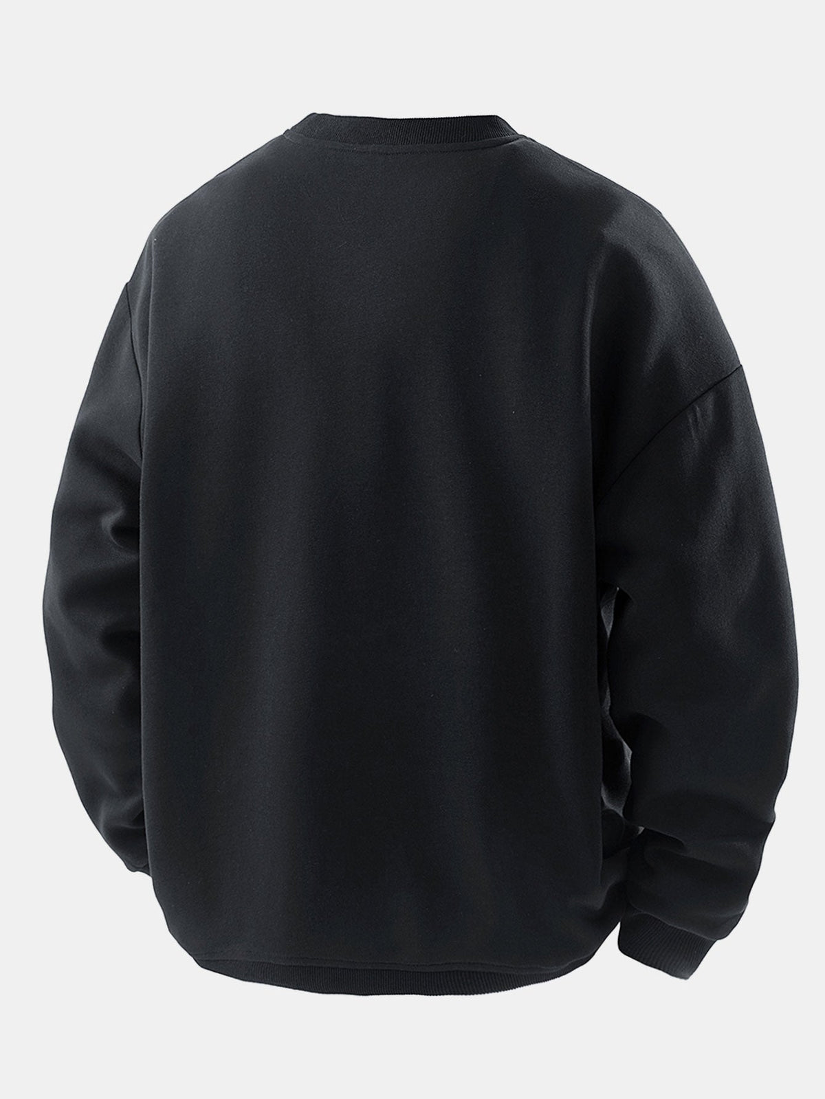 Herren Sweatshirt mit Kontrastbrusttasche – Relaxed Fit Rundhals
