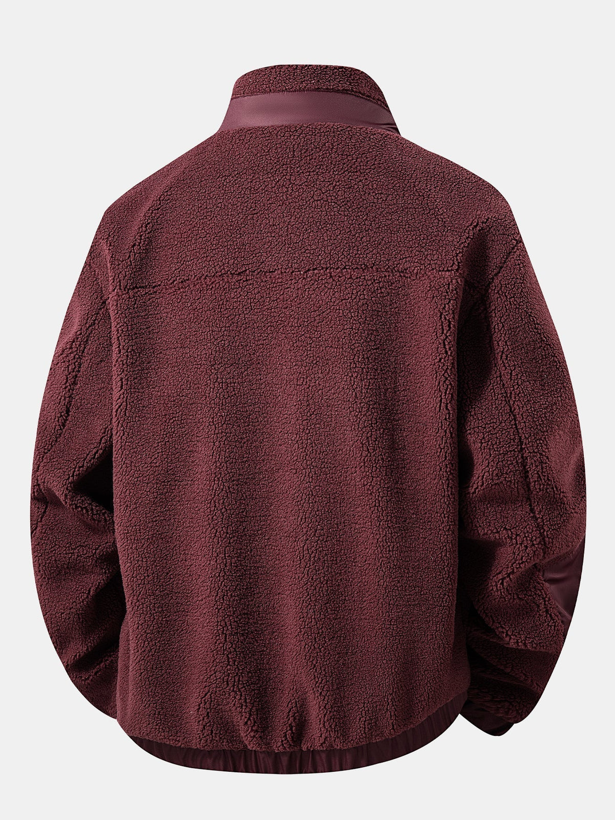 Herren Teddy Fleece Jacke mit Reißverschluss - Warme Casual Jacke