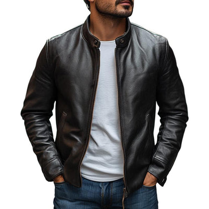 Herren Steppjacke mit Stehkragen im Übergangsstil