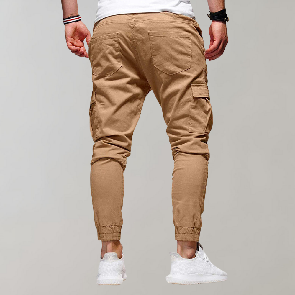 Herren Cargohose mit elastischem Bund