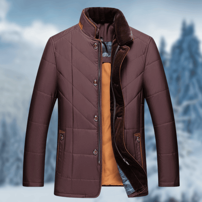 Winterjacke Herren im lässigen Look - rot