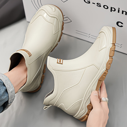 Herren Slip-On Winterboots ohne Schnürung - beige