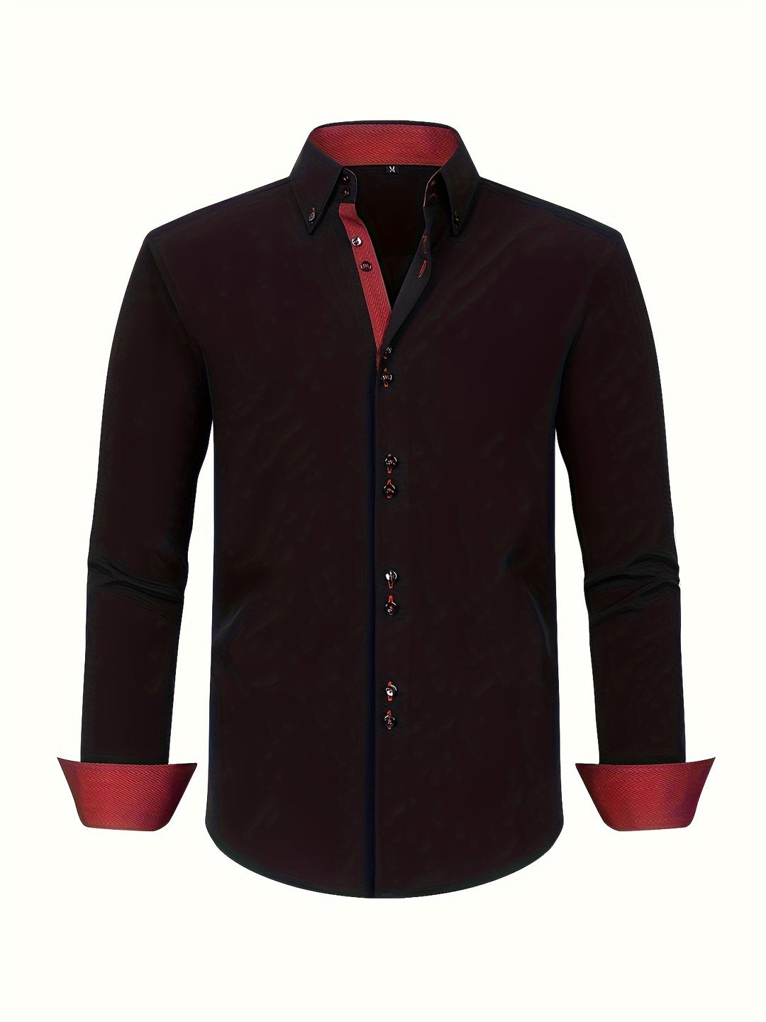 Herren Hemd mit Stretch-Anteil - schwarz