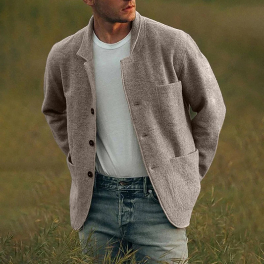 Herren Freizeitjacke für den Winter - grau
