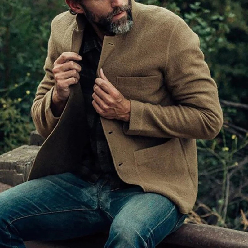 Herren Freizeitjacke für den Winter - khaki