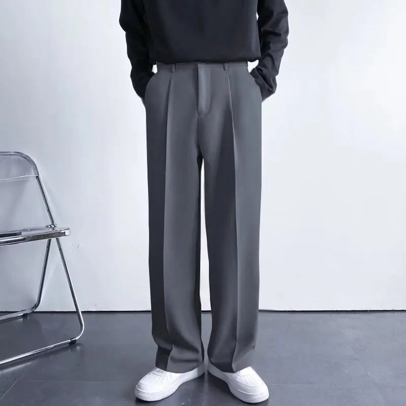 Herren Hosen mit relaxter Passform - grau