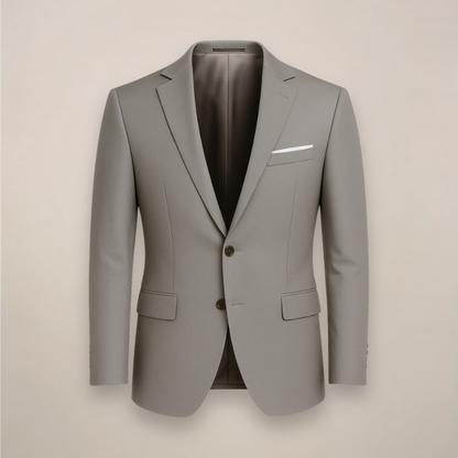Herren Blazer im Slim Fit Schnitt - grau