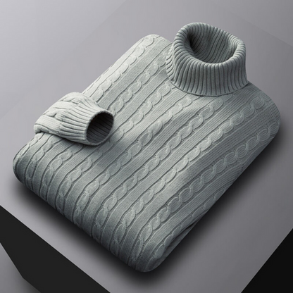 Herren Rollkragenpullover im schlichten Basic-Schnitt