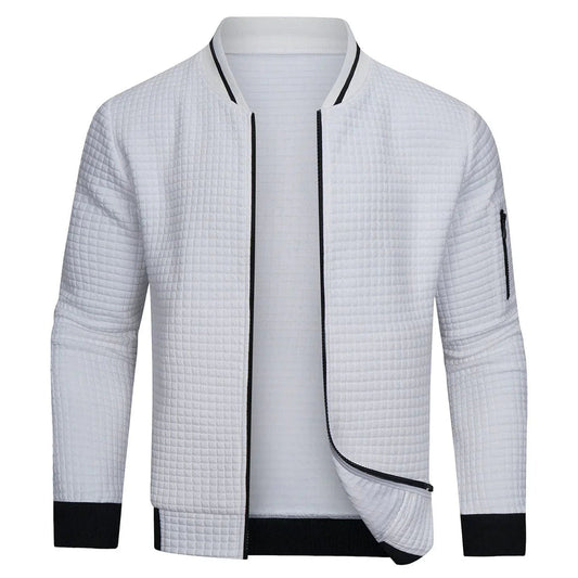 Herren Winterjacke mit gefütterter Innenseite - weiß