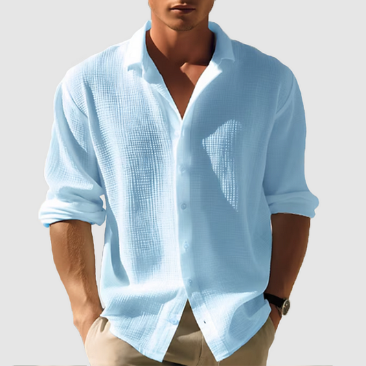 Herren Hemd im lässigen Look - blau
