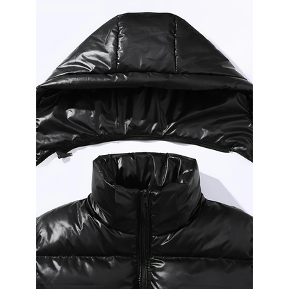 Winterjacke Herren mit Kapuze im schlichten Design