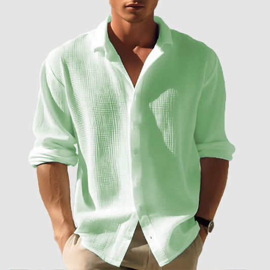 Herren Hemd im lässigen Look - grün