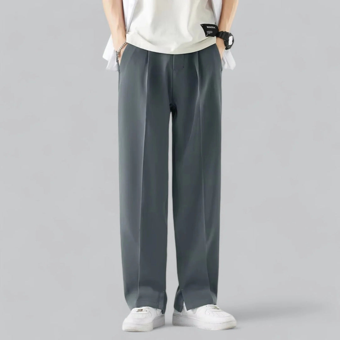 Herren Thermohose mit weitem Schnitt - grau