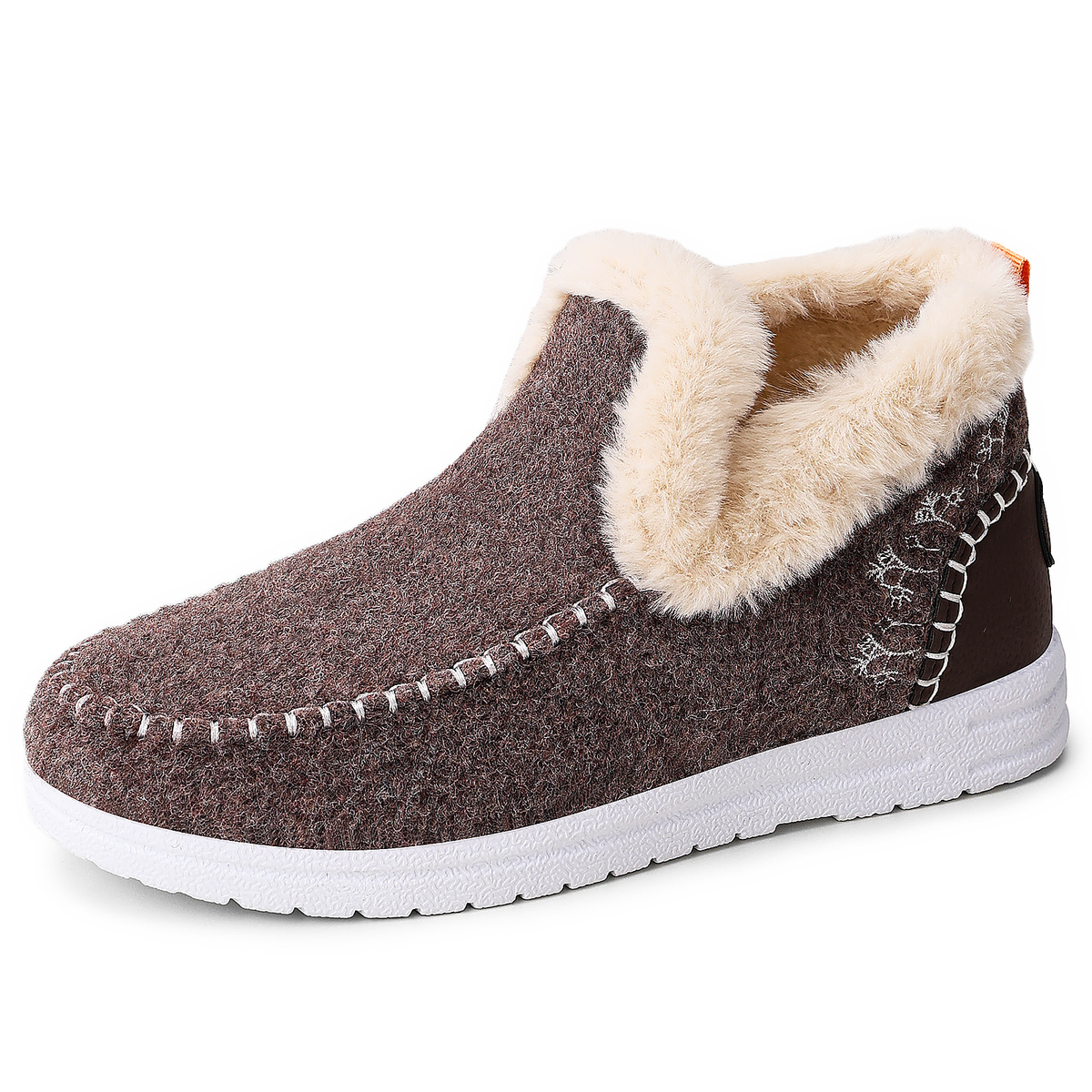 Herren Winterschuhe mit Futter - kaffee