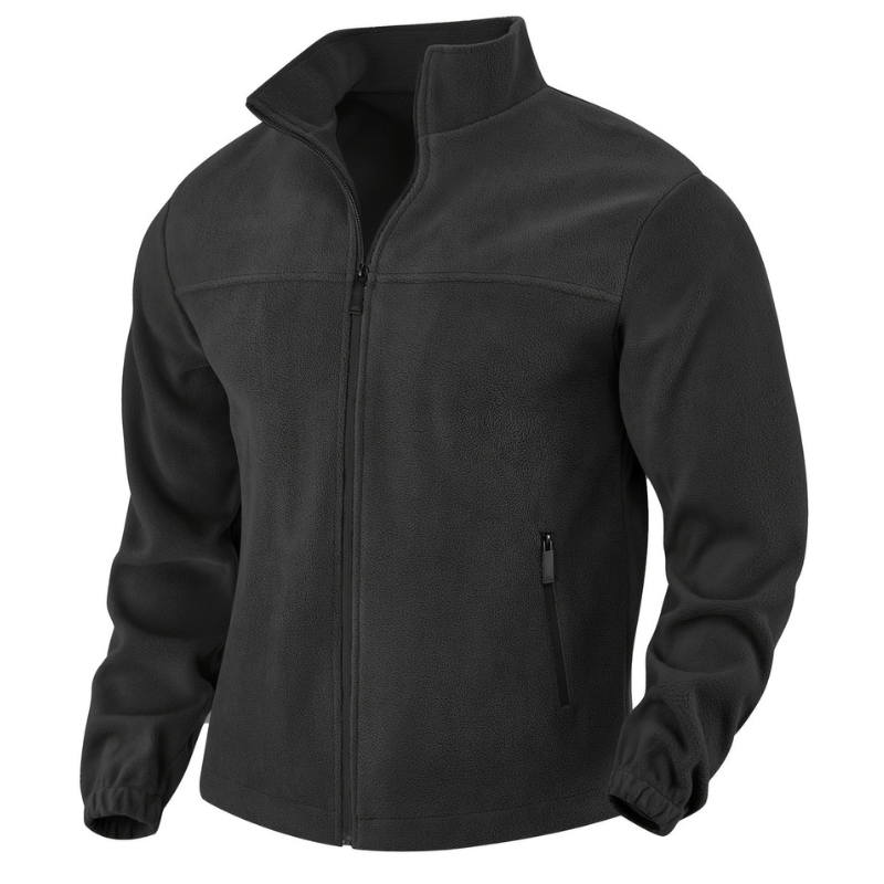 Herren Winterjacke im lässigen Stil - schwarz