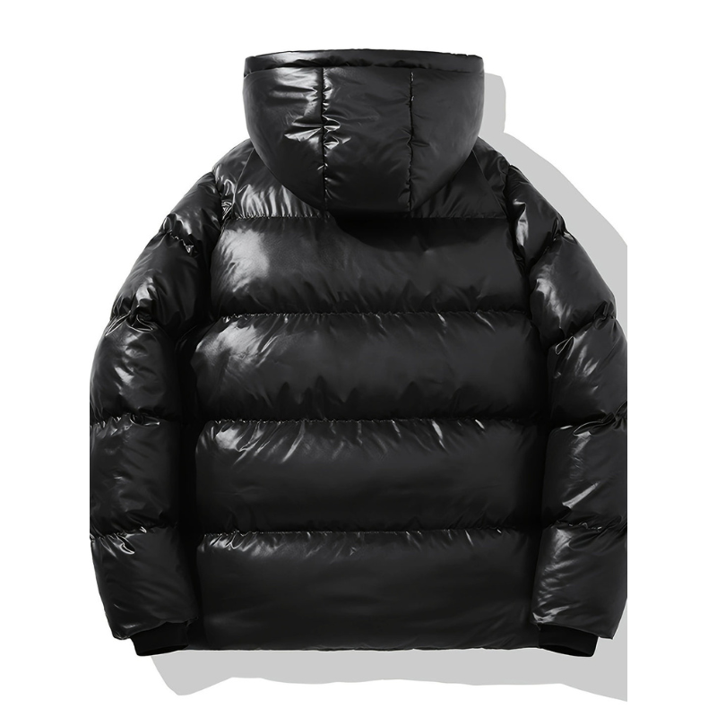 Winterjacke Herren mit Kapuze im schlichten Design