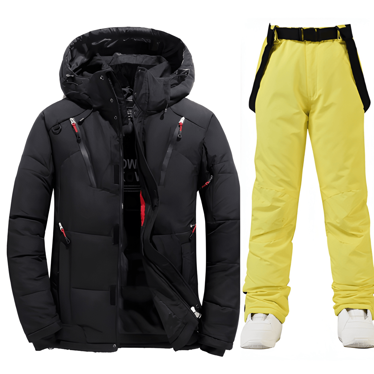 Herren Skijacke für Wintersport - schwarz 2