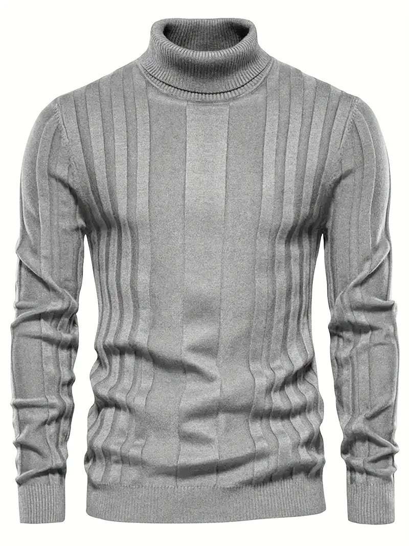 Herren Rollkragenpullover mit langen Ärmeln