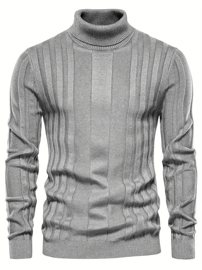 Herren Rollkragenpullover mit langen Ärmeln