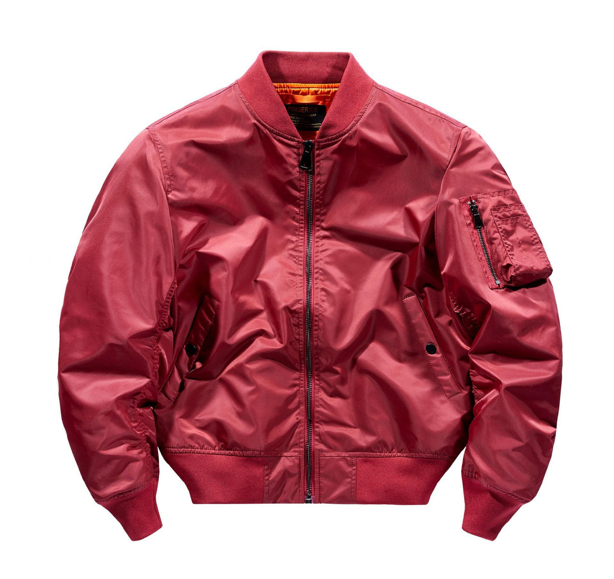 Bomberjacke Herren im klassischen Urban Look - rot