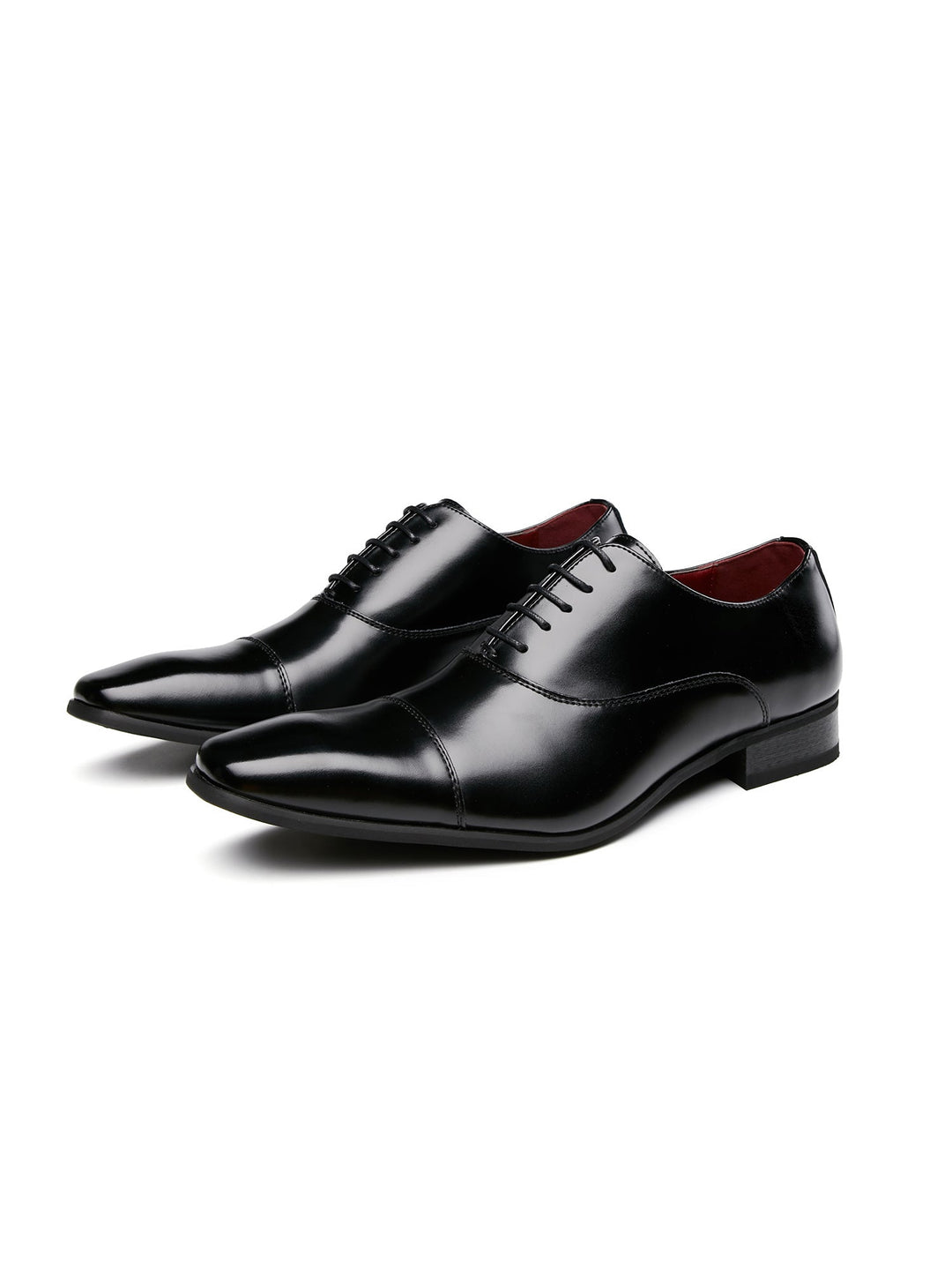Herren Schuhe mit Schnürung in klassischer Form - schwarz